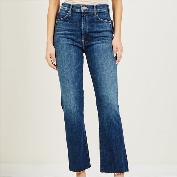 Mother Denim The Hustler Fray Ankle Jeans in Lust for Life - Picture 1 of 8